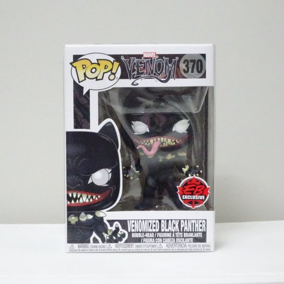 Marvel Venomized Black Panther EB Games Exclusive Funko Pop! #370 - Picture 1 of 4